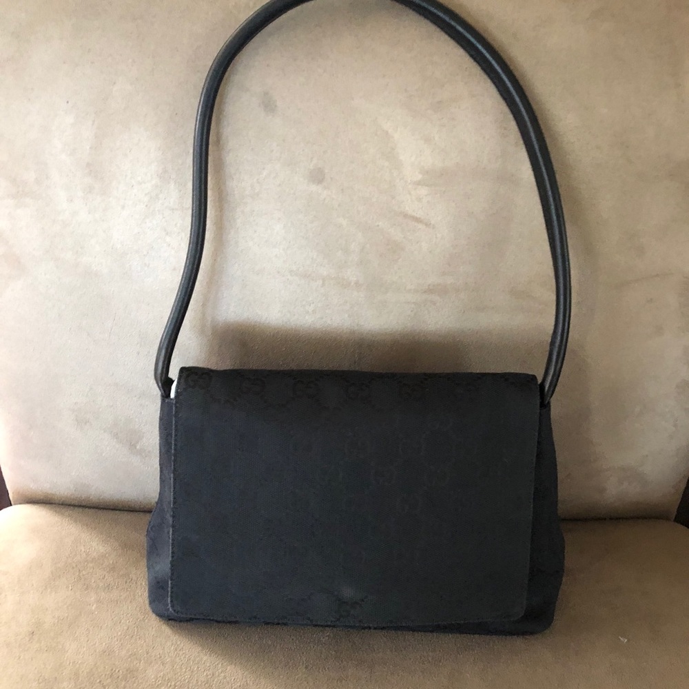 GUCCI black monogram Purse